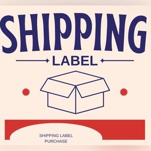 Purchase Extra SHIPPING Label please